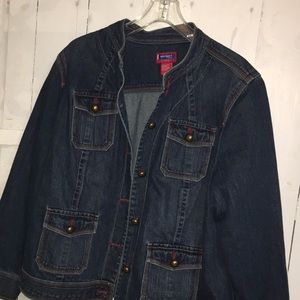 Westport Women Blue Jean Jacket Size 18/20W